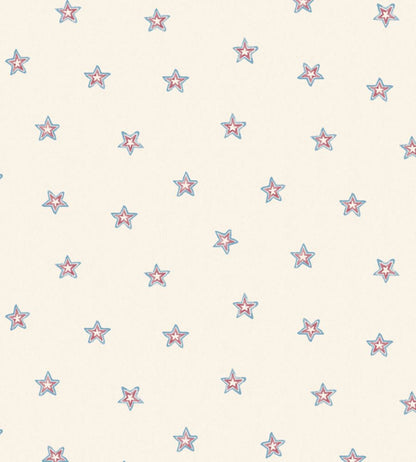 Cosmic Wallpaper by Woodchip & Magnolia Blue/Red