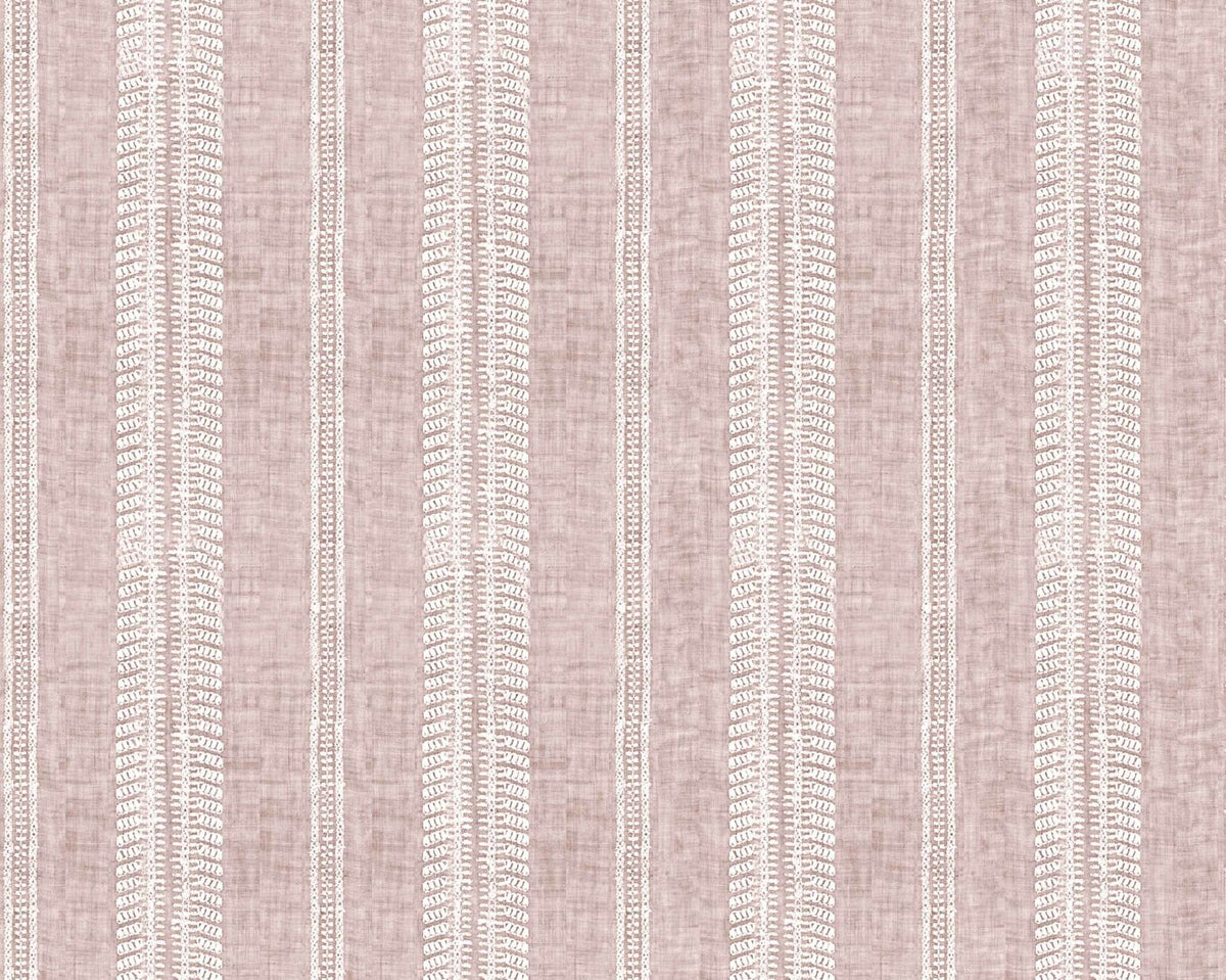 Costura wallpaper by Coordonné in Cava/Rosa, flat pattern view