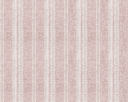 Costura wallpaper by Coordonné in Cava/Rosa, flat pattern view