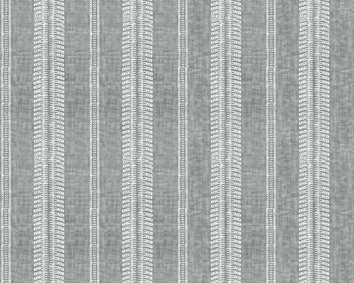Costura wallpaper by Coordonné in Celadón, flat pattern view