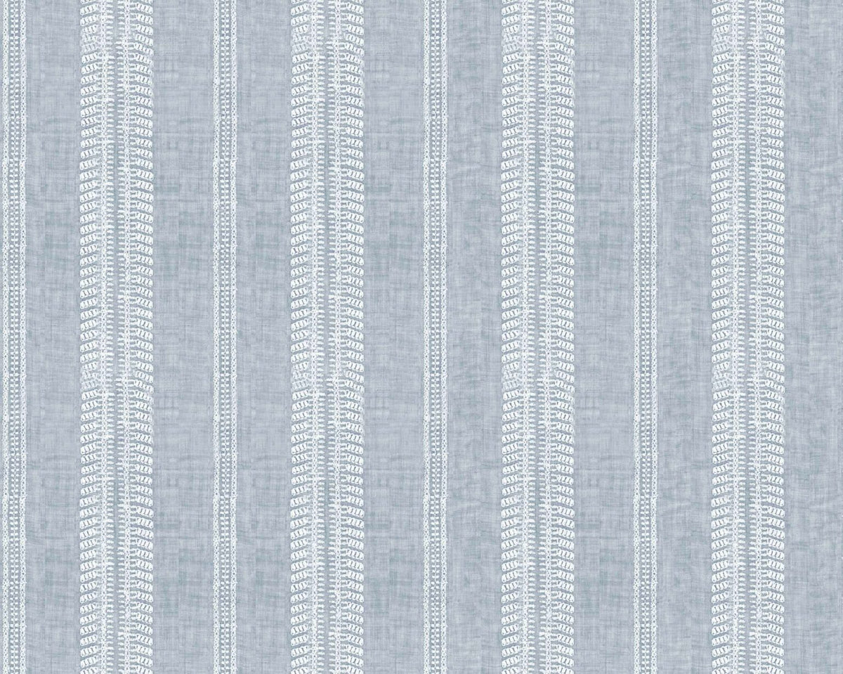 Costura wallpaper by Coordonné in Ceruleo, flat pattern view