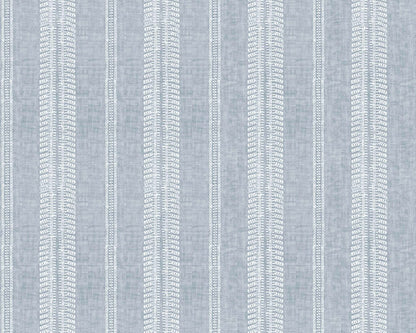Costura wallpaper by Coordonné in Ceruleo, flat pattern view