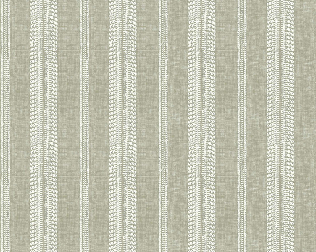 Costura wallpaper by Coordonné in Silvestre/Verde Claro, flat pattern view