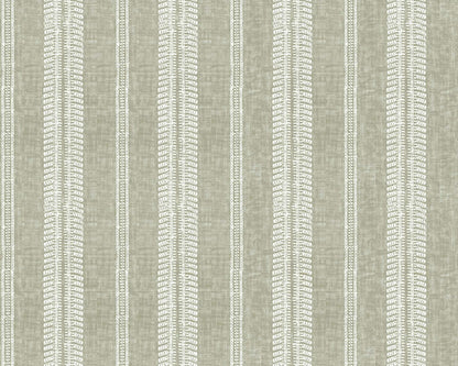 Costura wallpaper by Coordonné in Silvestre/Verde Claro, flat pattern view