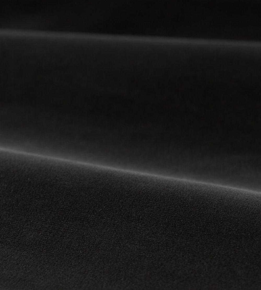 Cotton Velvet Performance Fabric by Zoffany Anthracite