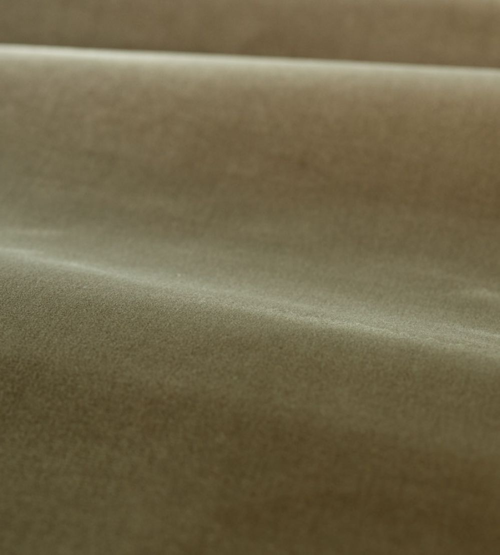 Cotton Velvet Performance Fabric by Zoffany Antique Linen
