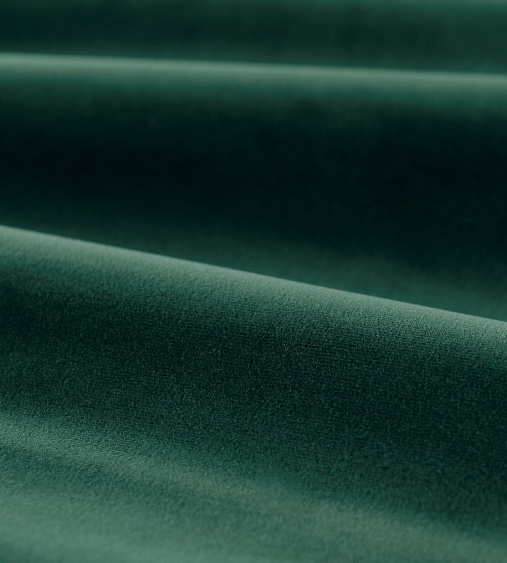 Cotton Velvet Performance Fabric by Zoffany Emerald