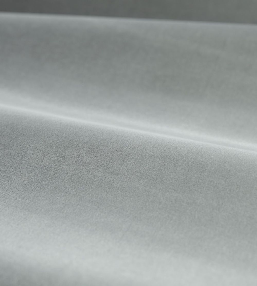 Cotton Velvet Performance Fabric by Zoffany Empire Grey