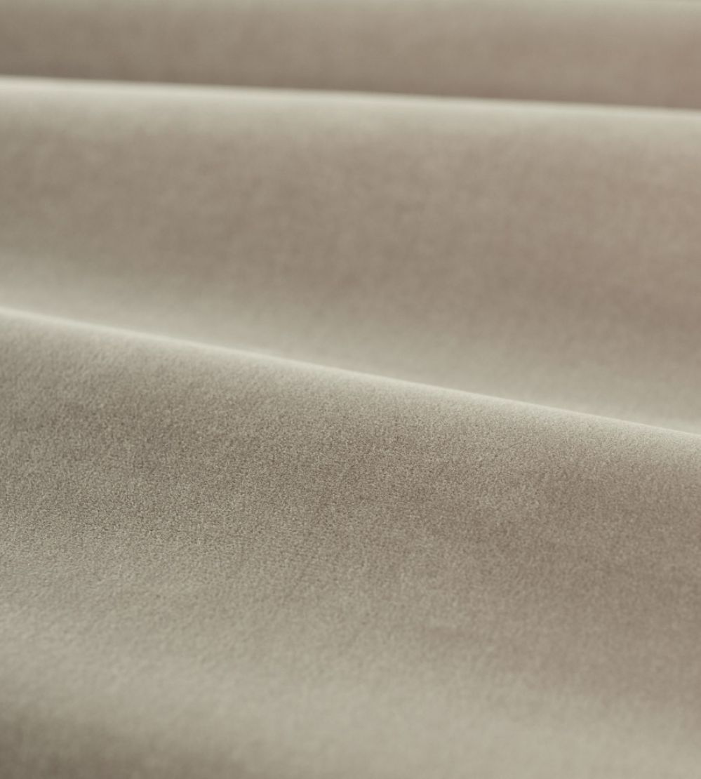 Cotton Velvet Performance Fabric by Zoffany Mink