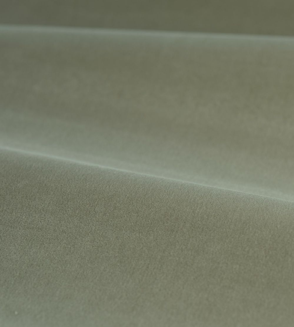 Cotton Velvet Performance Fabric by Zoffany Mist