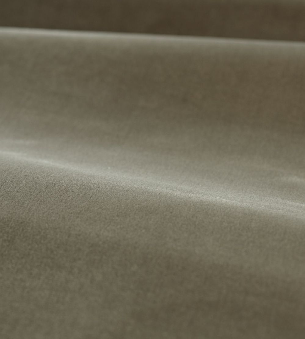 Cotton Velvet Performance Fabric by Zoffany Silver