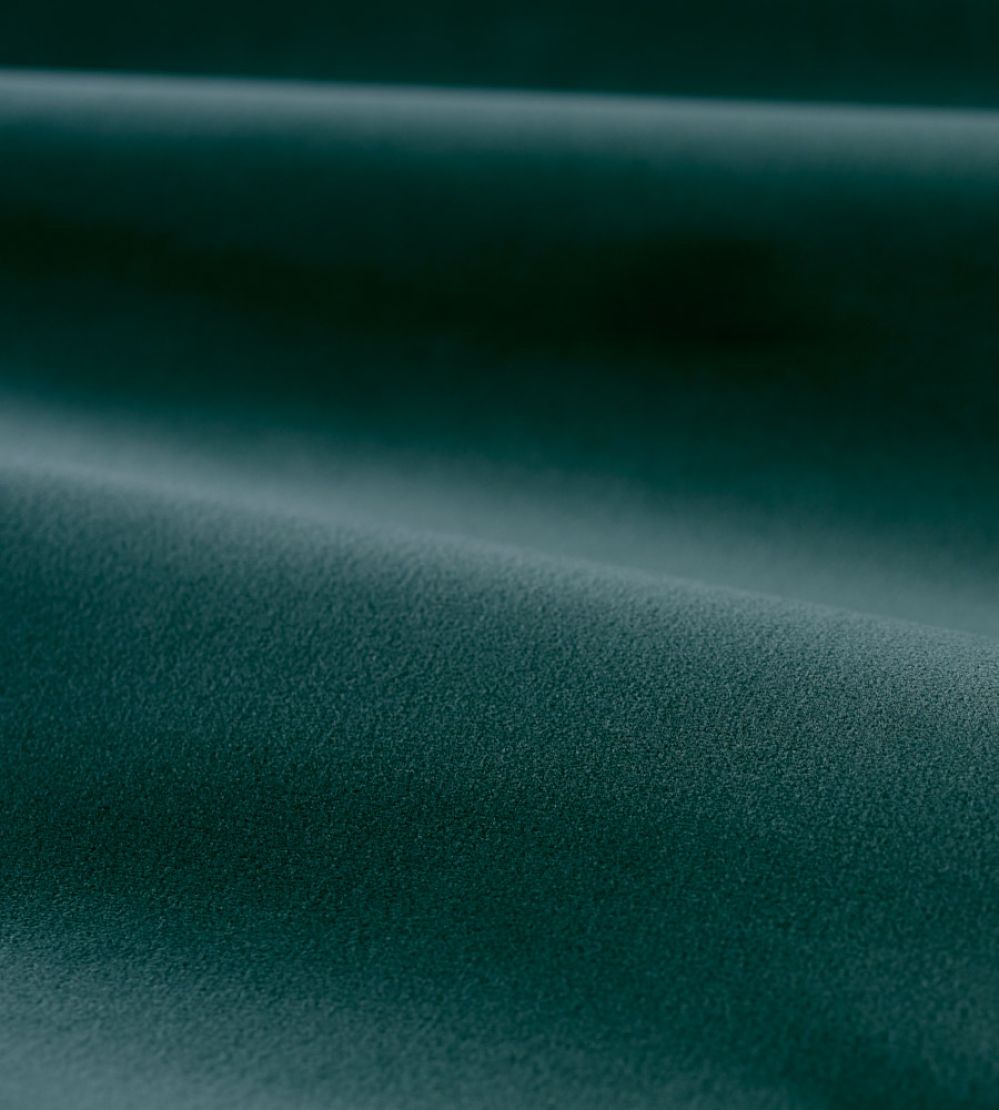 Cotton Velvet Performance Fabric by Zoffany Teal