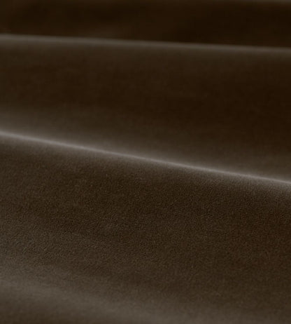 Cotton Velvet Performance Fabric by Zoffany Umber