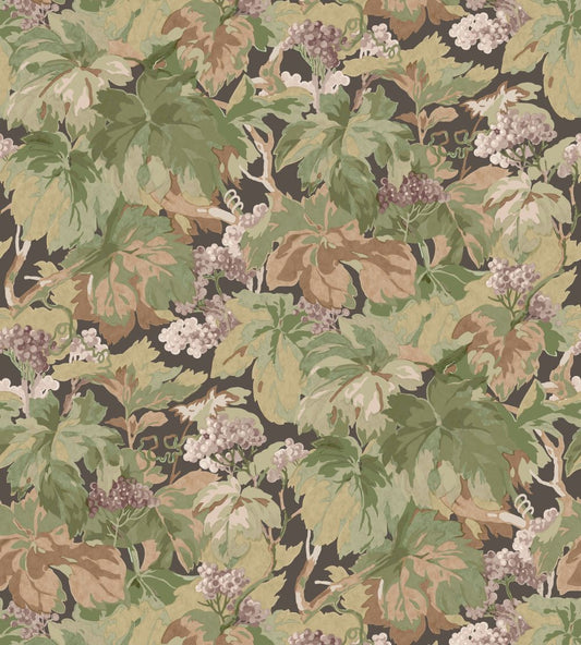 Country Walk Wallpaper by Mulberry Home Charcoal