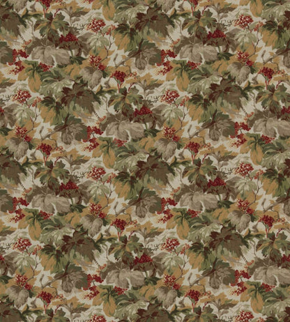Country Walk Fabric by Mulberry Home Red/Green