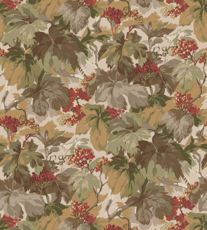 Country Walk Wallpaper by Mulberry Home Red/Green