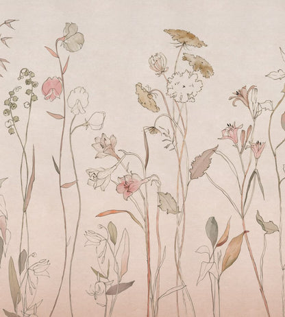Countryside Mural by Coordonne Pink