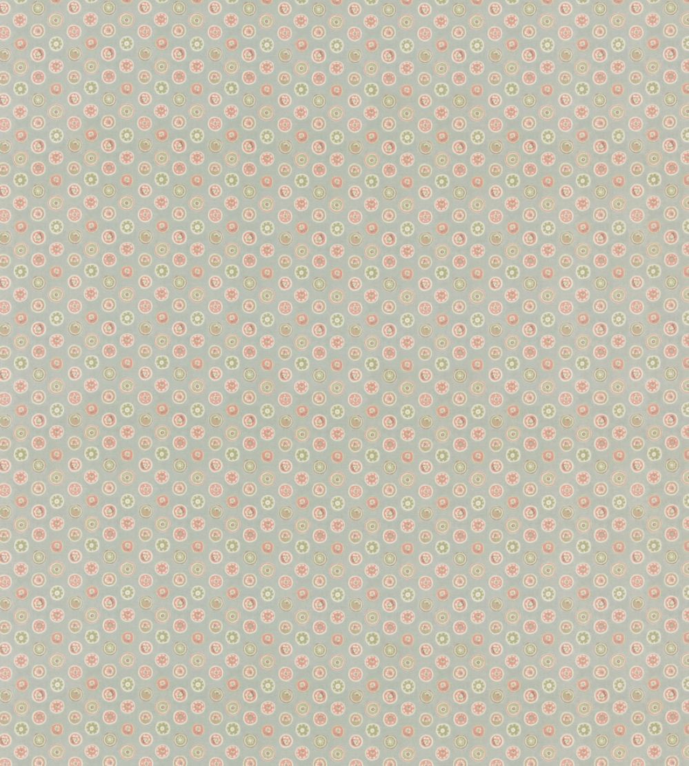 Court Buttons Fabric by GP & J Baker Aqua