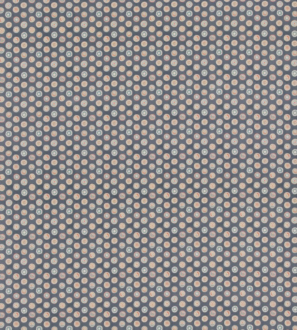 Court Buttons Fabric by GP & J Baker Indigo