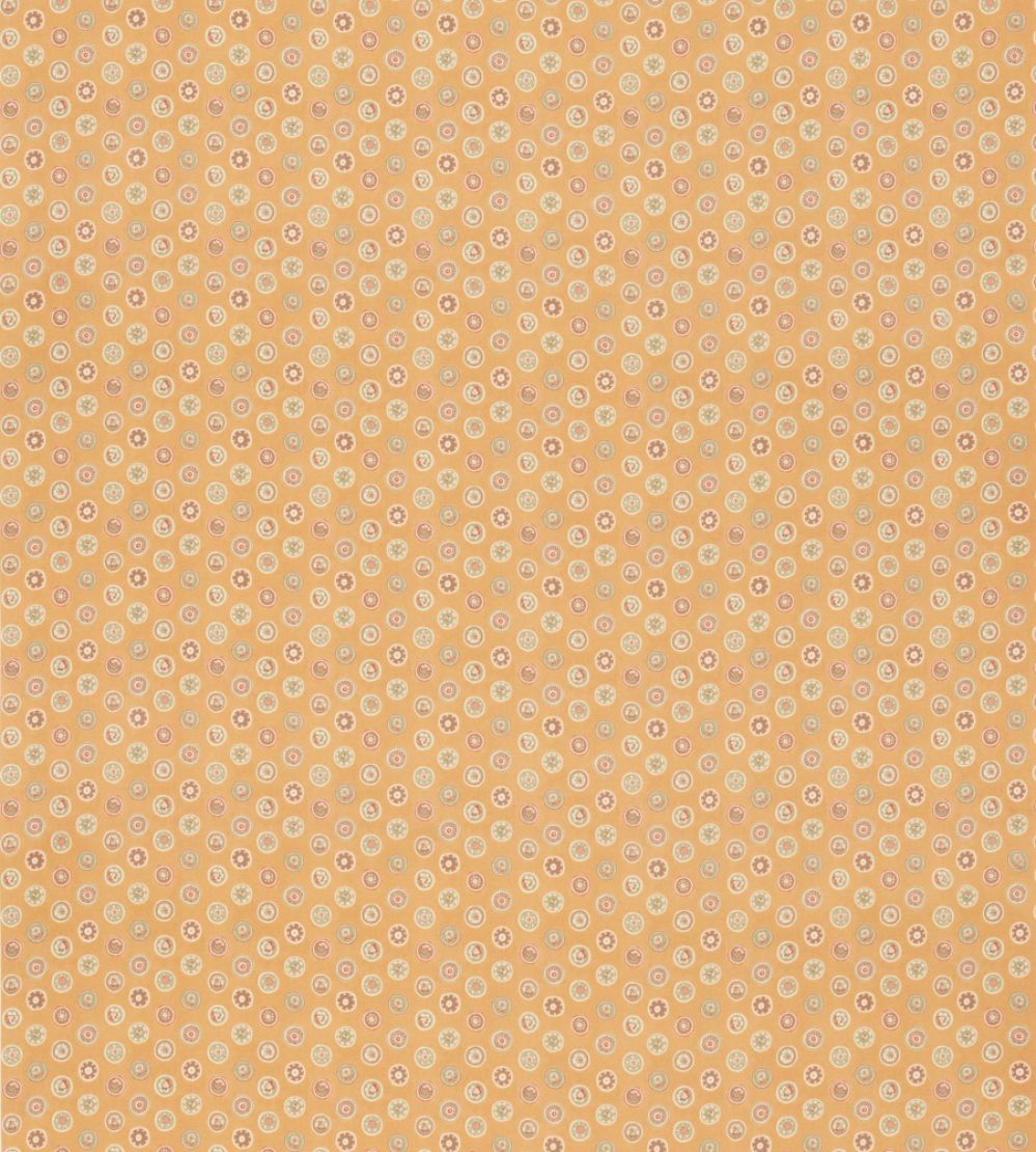 Court Buttons Fabric by GP & J Baker Ochre