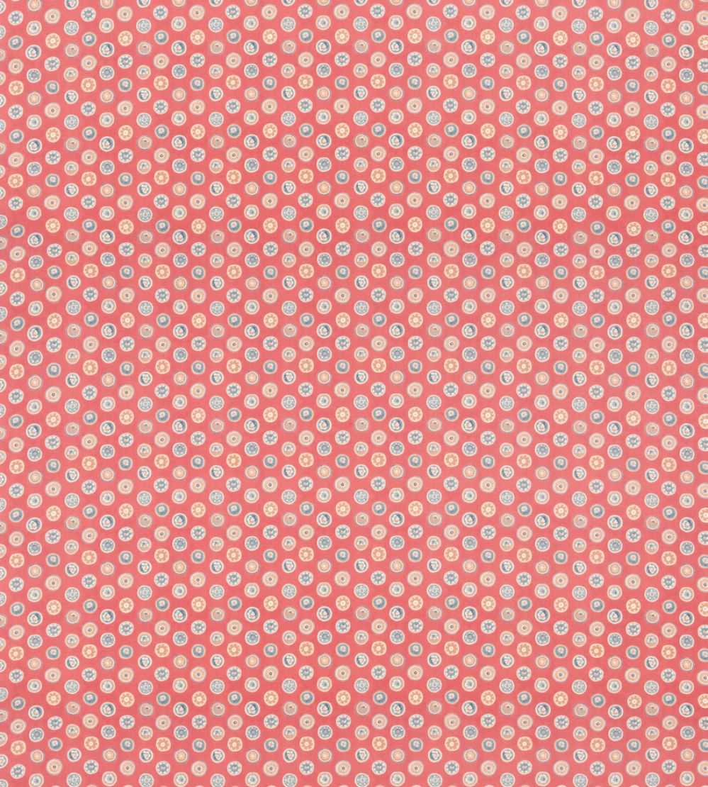 Court Buttons Fabric by GP & J Baker Old Red