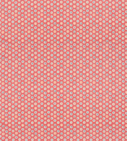 Court Buttons Fabric by GP & J Baker Old Red