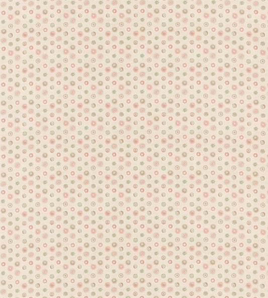 Court Buttons Fabric by GP & J Baker Pink/Green