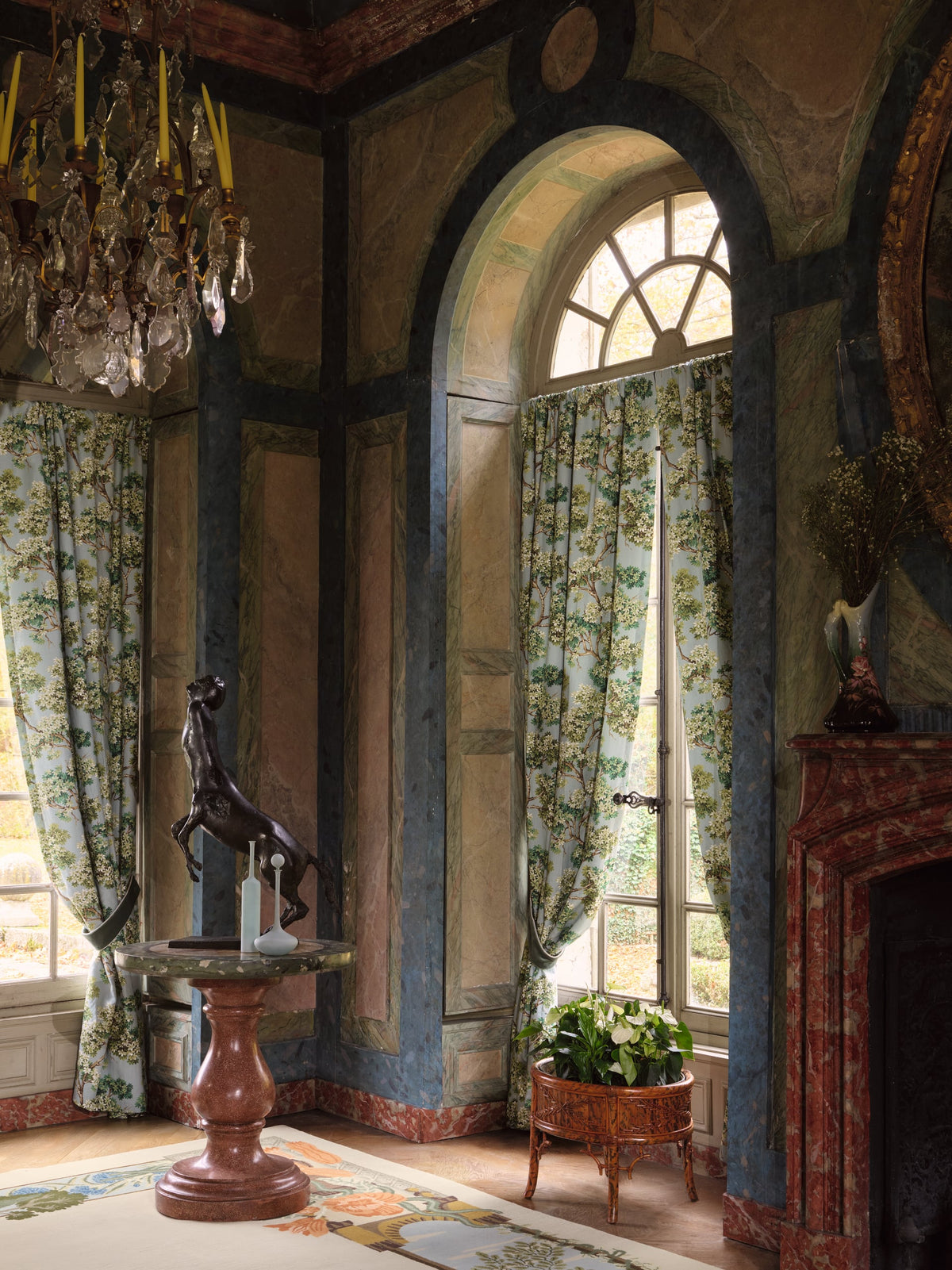 Courtine Fabric by Pierre Frey shown in a room setting (view 1)