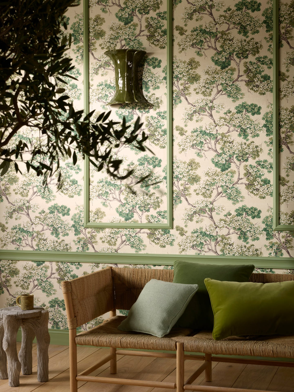 Courtine Wallpaper by Pierre Frey shown in a room setting (view 1)