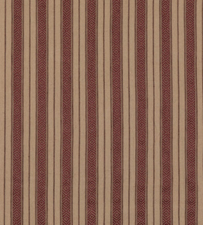 Cowdray Stripe Fabric by Mulberry Home Plum