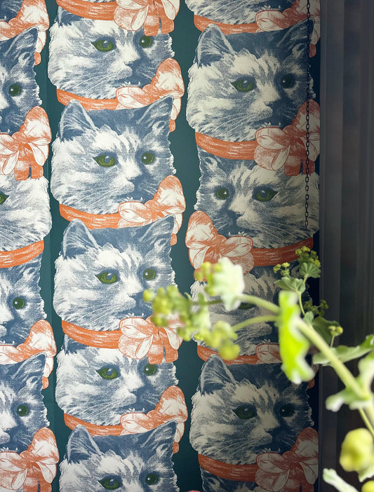 Crazy Cat Lady Wallpaper by Studio Lisa Bengtsson in Original