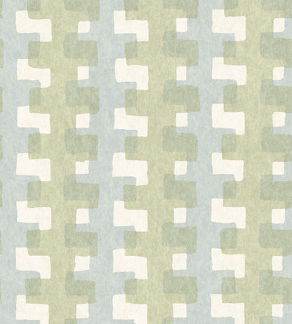 Cremaillere Wallpaper by Christopher Farr Cloth Fennel