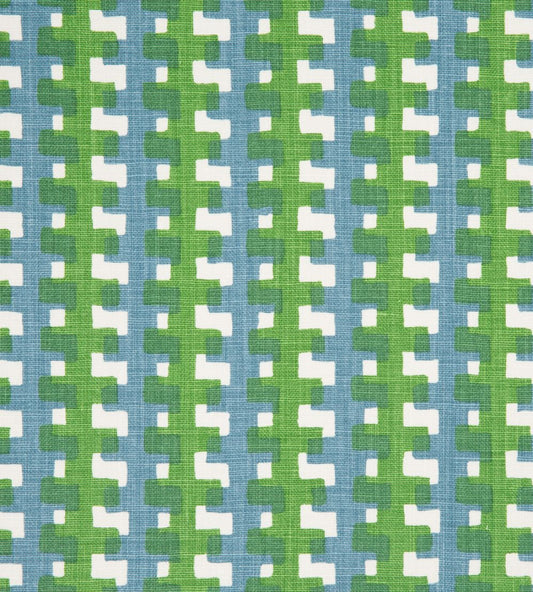 Cremaillere Fabric by Christopher Farr Cloth Green
