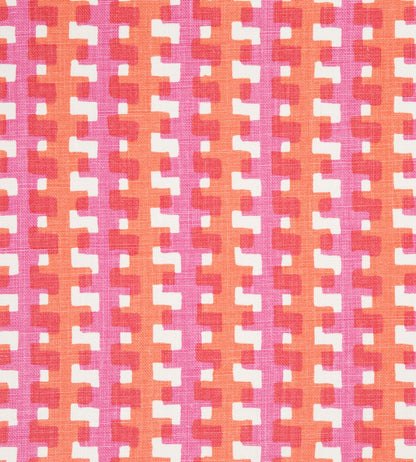 Cremaillere Fabric by Christopher Farr Cloth Hot Pink