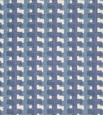 Cremaillere Fabric by Christopher Farr Cloth Indigo