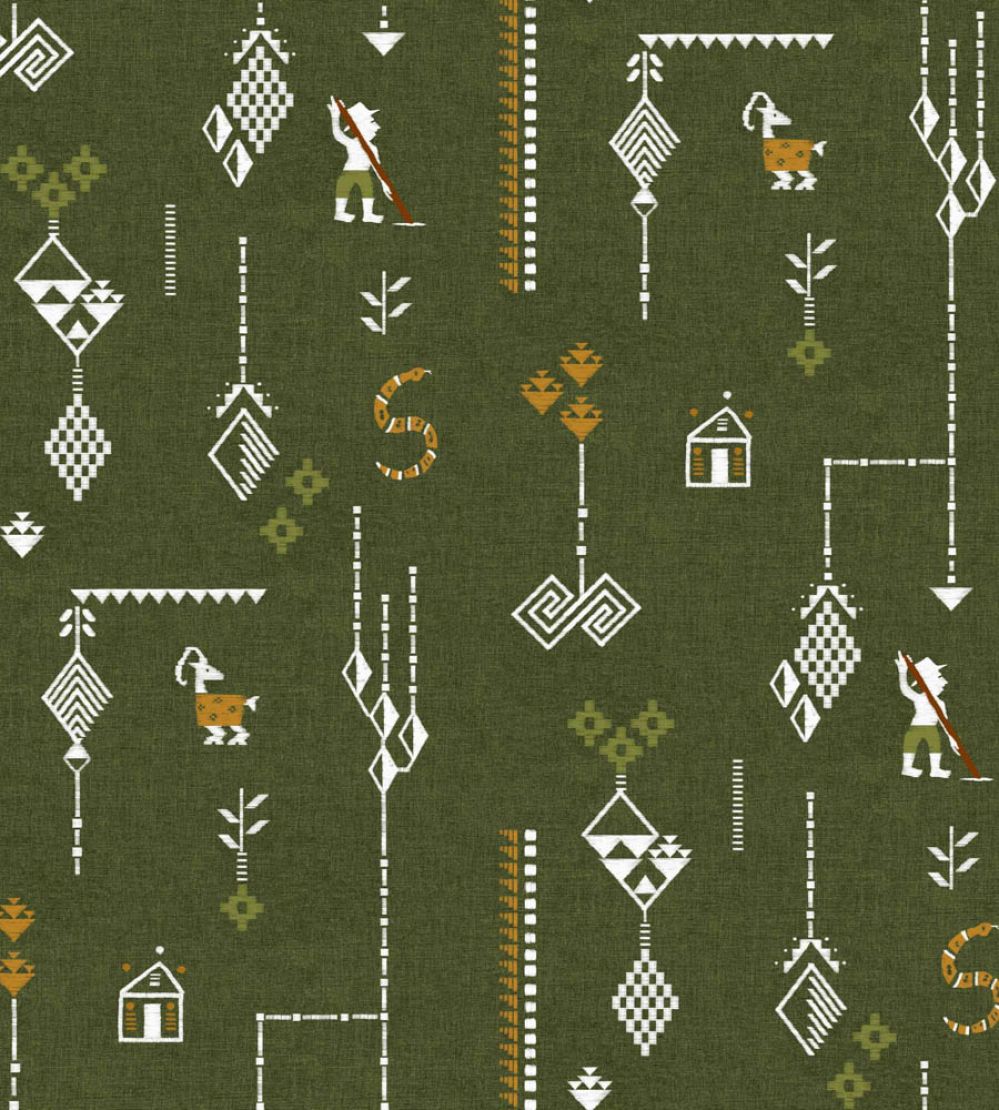 Criollo Wallpaper by Coordonne Cactus