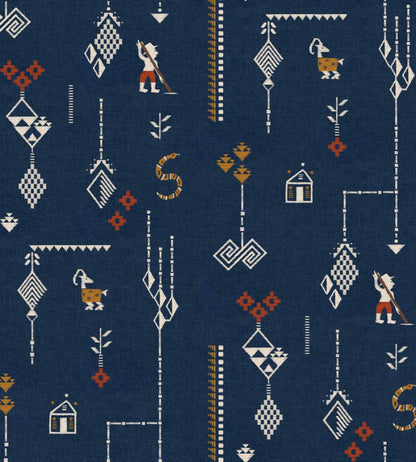 Criollo Wallpaper by Coordonne Indigo