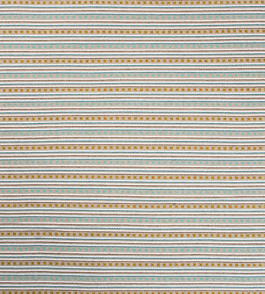 Criss Cross Fabric by Christopher Farr Cloth Aqua
