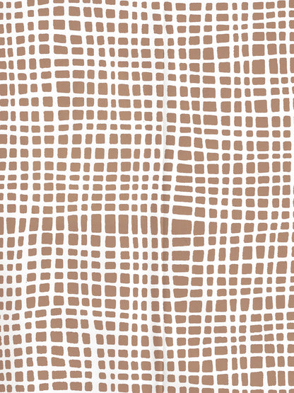 Criss Cross Camel II on White Vinyl wallpaper by Alan Campbell