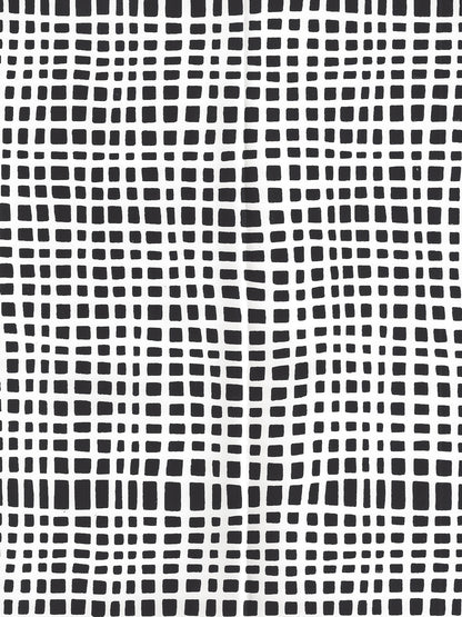 Criss Cross Black on White wallpaper by Alan Campbell