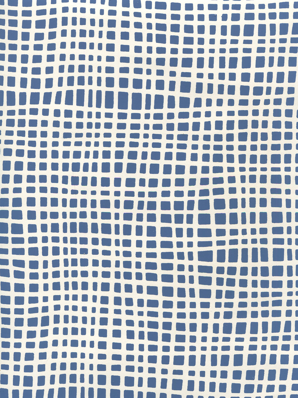 Criss Cross Navy on Almost White wallpaper by Alan Campbell