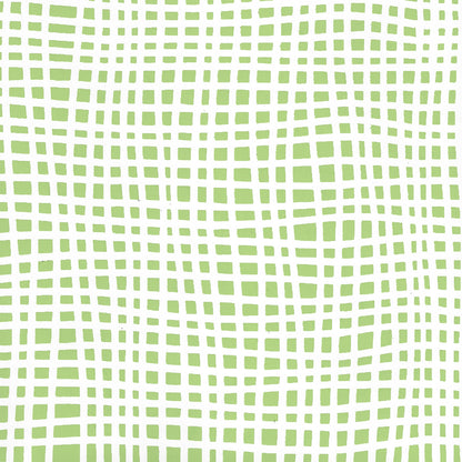 Criss Cross Green on White wallpaper by Alan Campbell