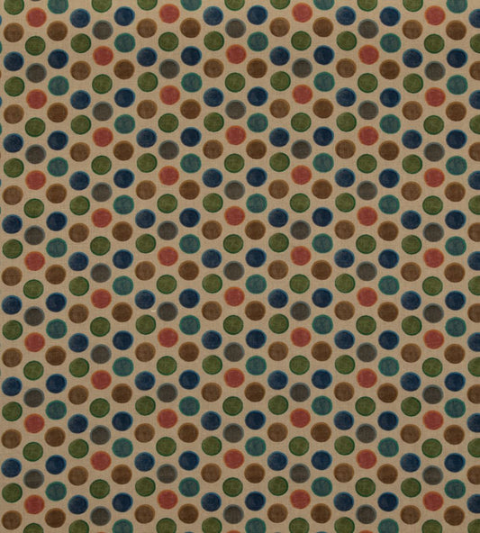 Croquet Fabric by Mulberry Home Teal