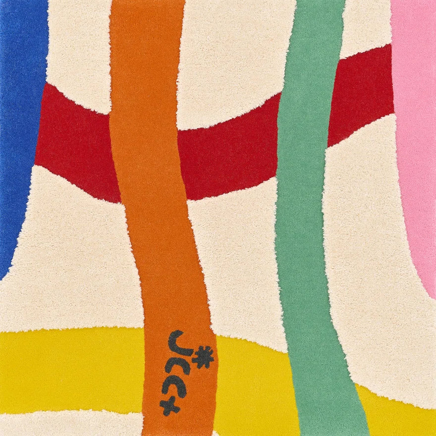 Crossroads Rug by Pierre Frey in Offwhite (FT513001)