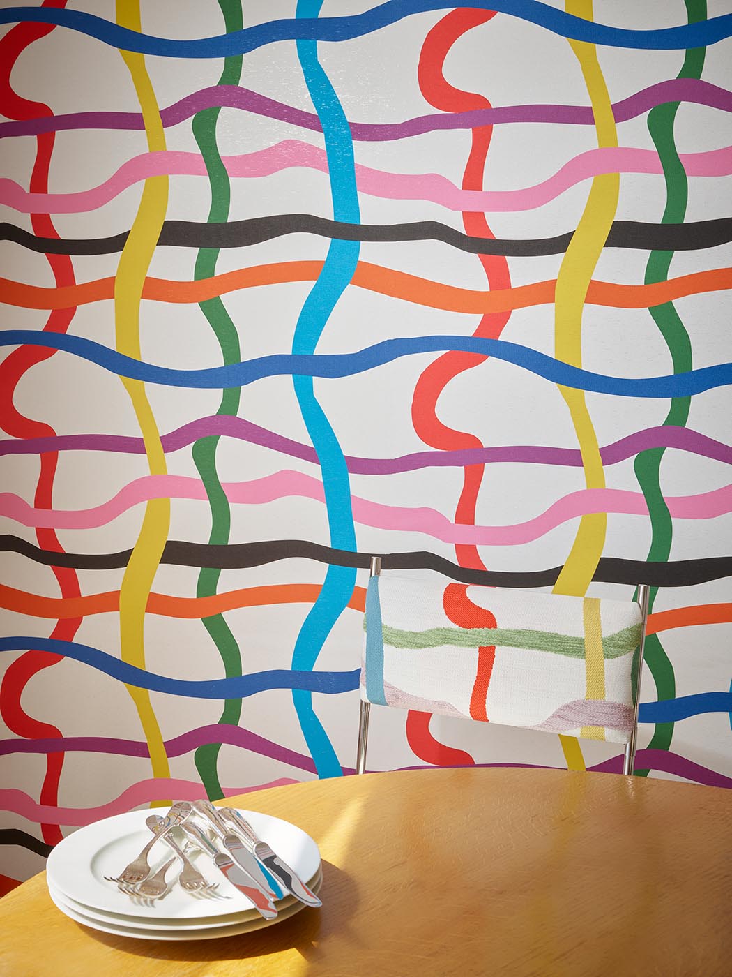 Crossroads Wallpaper by Pierre Frey shown in a room setting (view 2)