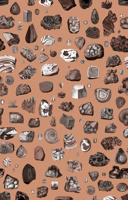 Crystals Terra Cotta mural by Bien Fait