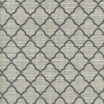 Cumberland One Color Silver on Silver Grasscloth wallpaper by China Seas