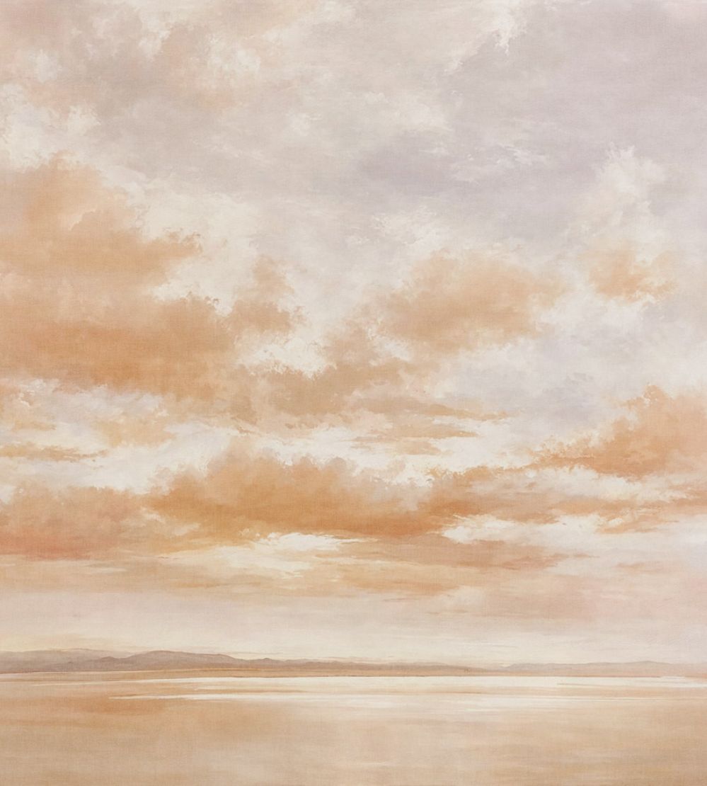 Cumulus Clouds Mural by Coordonne Coral