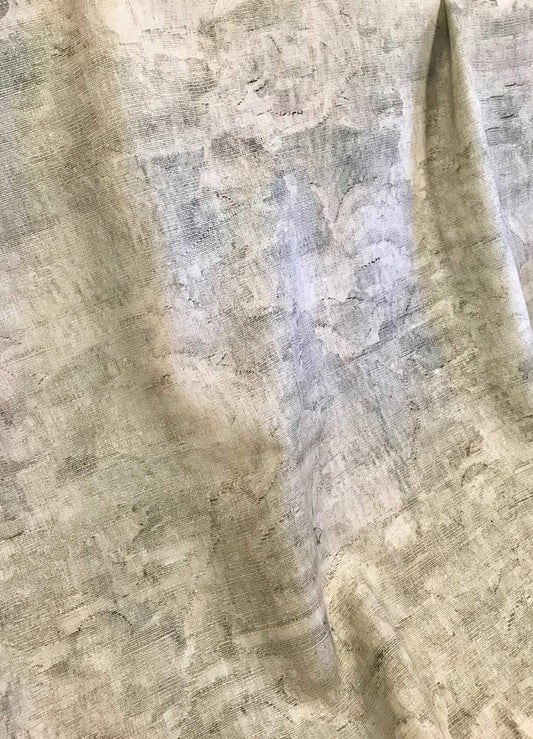 Cumulus Fabric by Watts 1874 in Cloudy Sky - Velvet