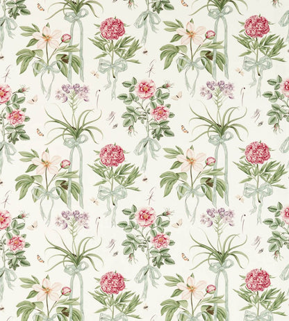 Cupids Beau Fabric by Sanderson Parchment/Madder